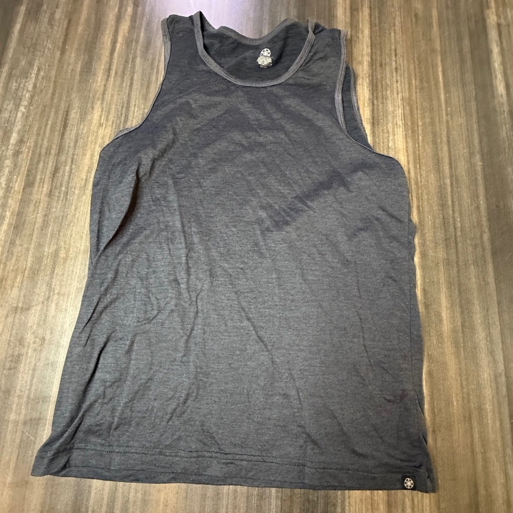 Gaiam Womens Workout Tank‎ Top Sleeveless Athletic Gray